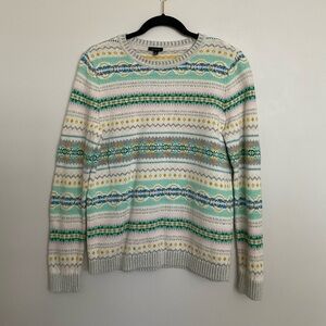 Talbots fair isle sweater. Size M